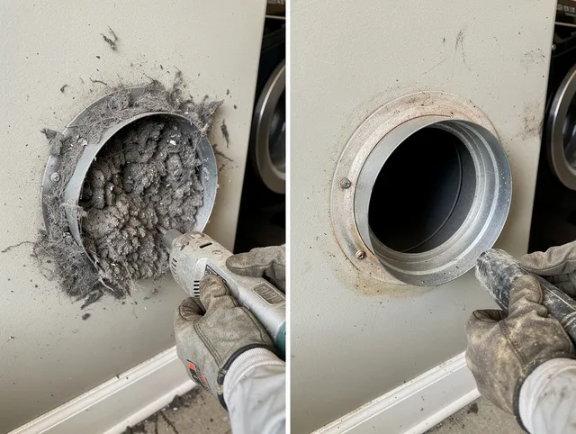 Professional clogged vent cleaning by New Haven Dryer Vent Cleaning in New Haven