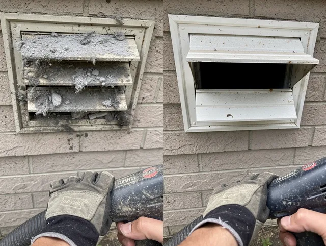 Professional dryer exhaust vent cleaning by New Haven Dryer Vent Cleaning in New Haven