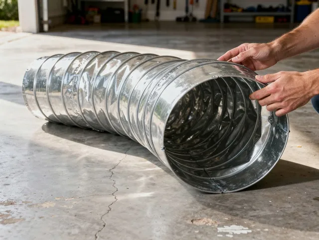 New Haven Dryer Vent Cleaning specialist using advanced equipment for thorough duct cleaning in New Haven