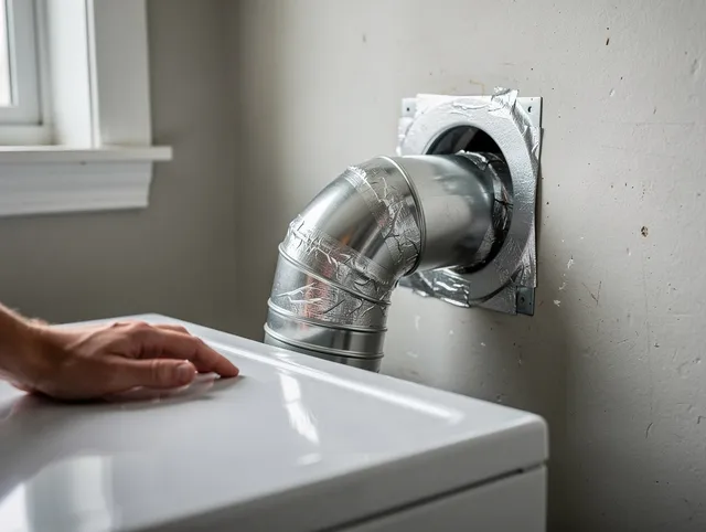 New Haven Dryer Vent Cleaning expert performing professional dryer vent repair and installation in New Haven