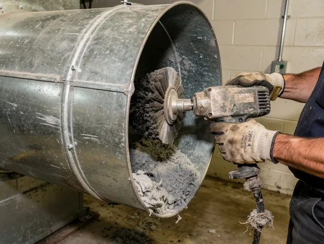Industrial-grade dryer vent cleaning by New Haven Dryer Vent Cleaning in New Haven